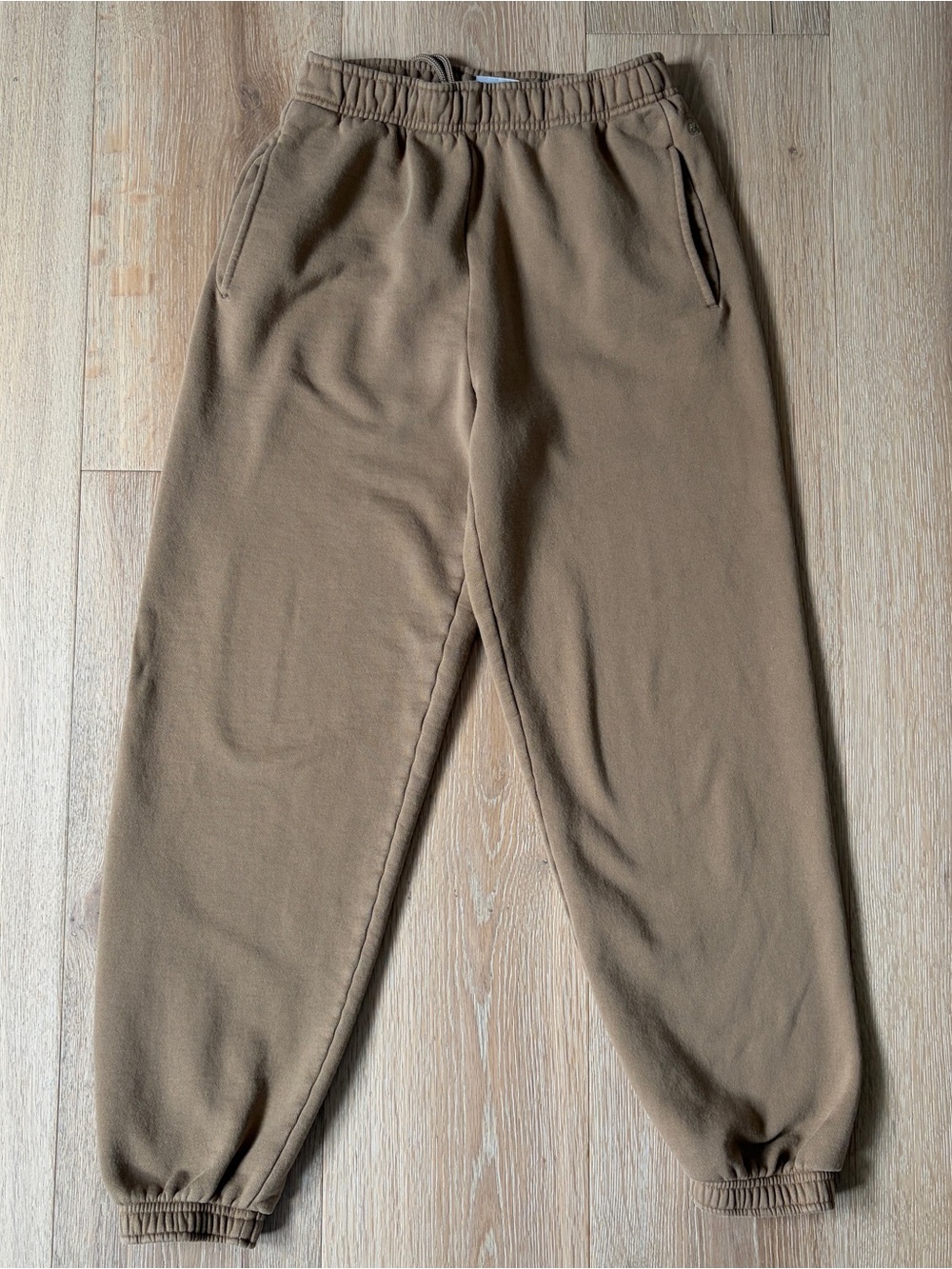 Aritzia Tna CozyAF Fleece Jogger Sweatpants Brown Tan Beige 2XS Women’s*C22